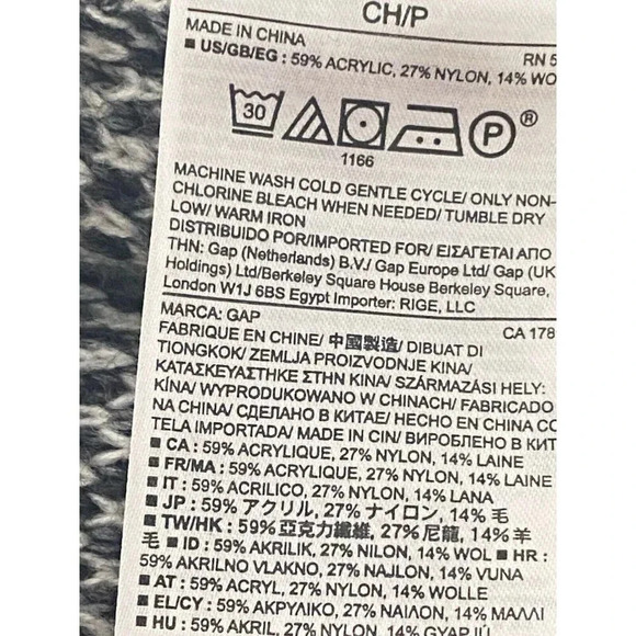 Gap Women’s Black and White Cardigan Size Small - Picture 5 of 5